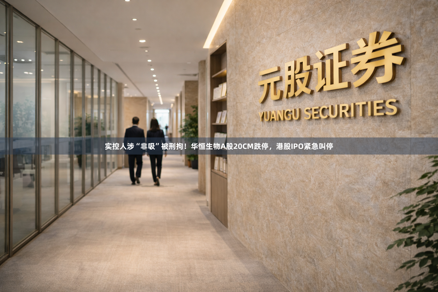 实控人涉“非吸”被刑拘！华恒生物A股20CM跌停，港股IPO紧急叫停
